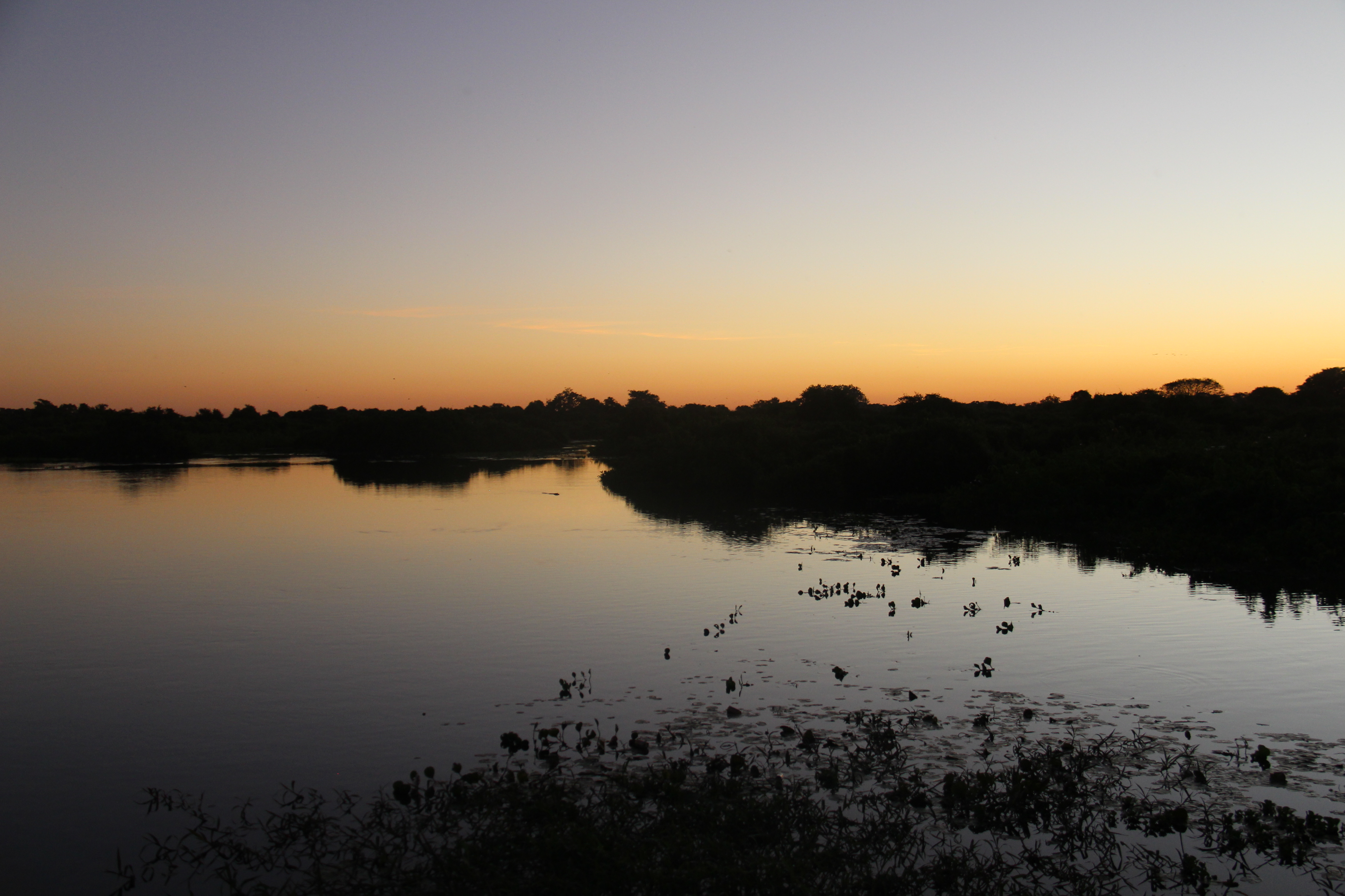 Pôr do sol no cerrado — Chapada dos Guimarães